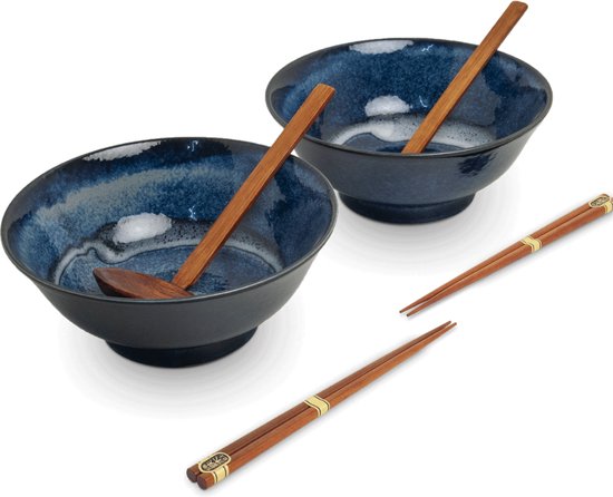 EDO JAPAN - SET DE BOL WINDOWS IZAYOI 2PERS (O/22CM|H9CM)