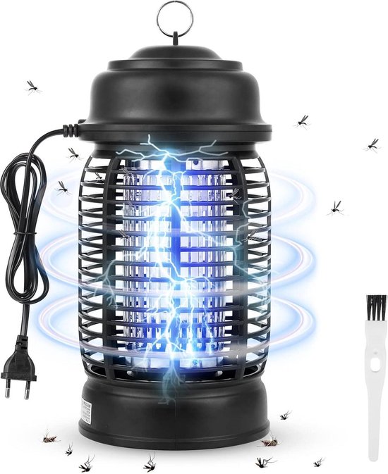 Elektrische Insectenverdelger - Muggenlamp 15 W met UV-lamp - Geen Giftig - 3000 V Elektrische Insectenverdelger - Muggenlamp 15 W met UV-lamp - Geen Giftig - 3000 V