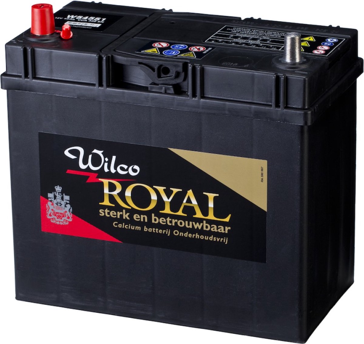 Wilco Calcium SMF 12V 45Ah - Loodzuur - Startaccu - W54551