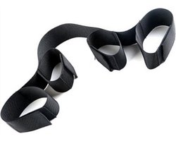 New Age Devi - Handboeien voor BDSM en volwassenen - Enkelboeien voor bondage - Boeienset voor handen en enkel - Zwart