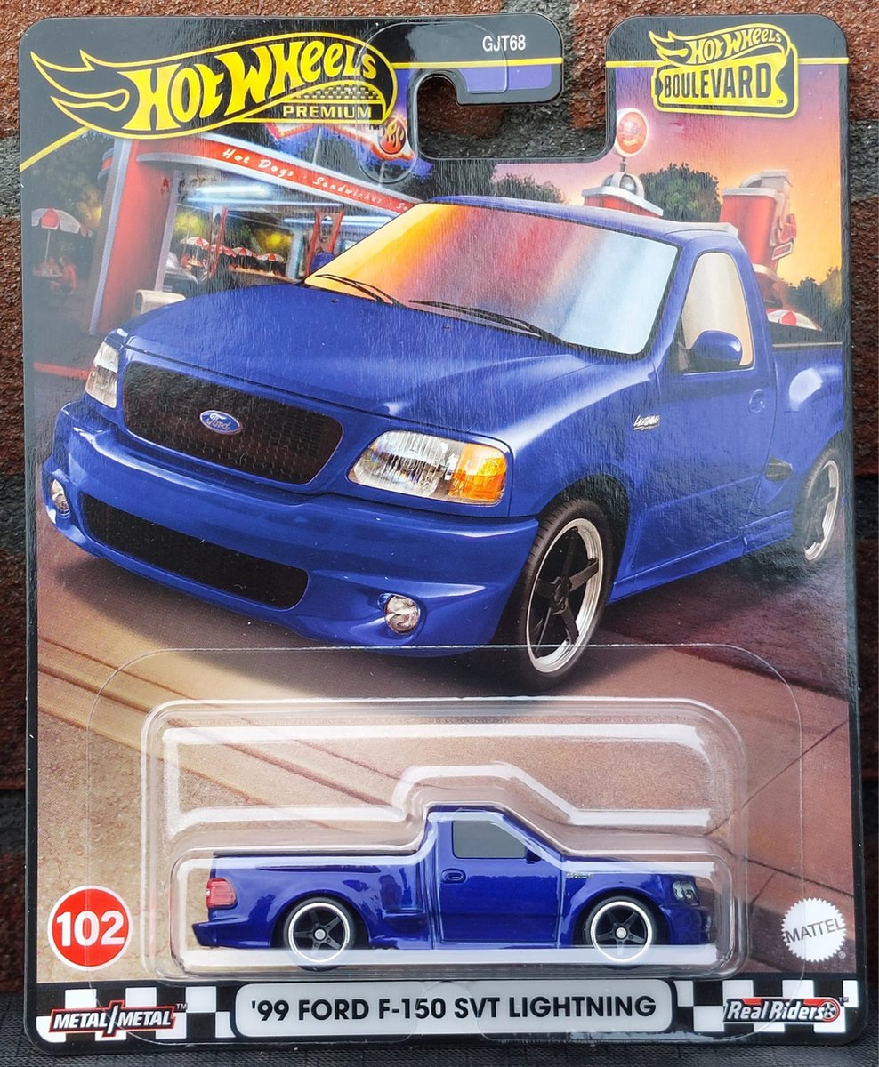 Hot Wheels Premium Boulevard - '99 Ford F-150 SVT Lightning - speelgoedvoertuig