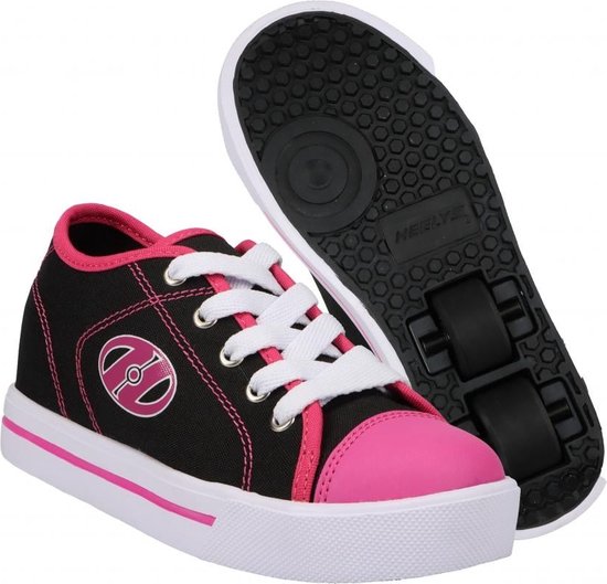 Heelys X2 Plus Noir/Blanc Chaussures à Roulettes