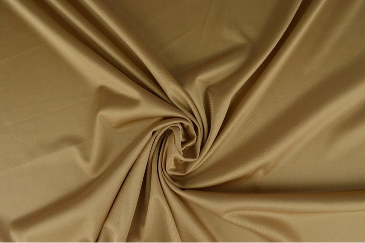 15 meter tricot voering - Licht taupe - Stretch voering - 160cm breed