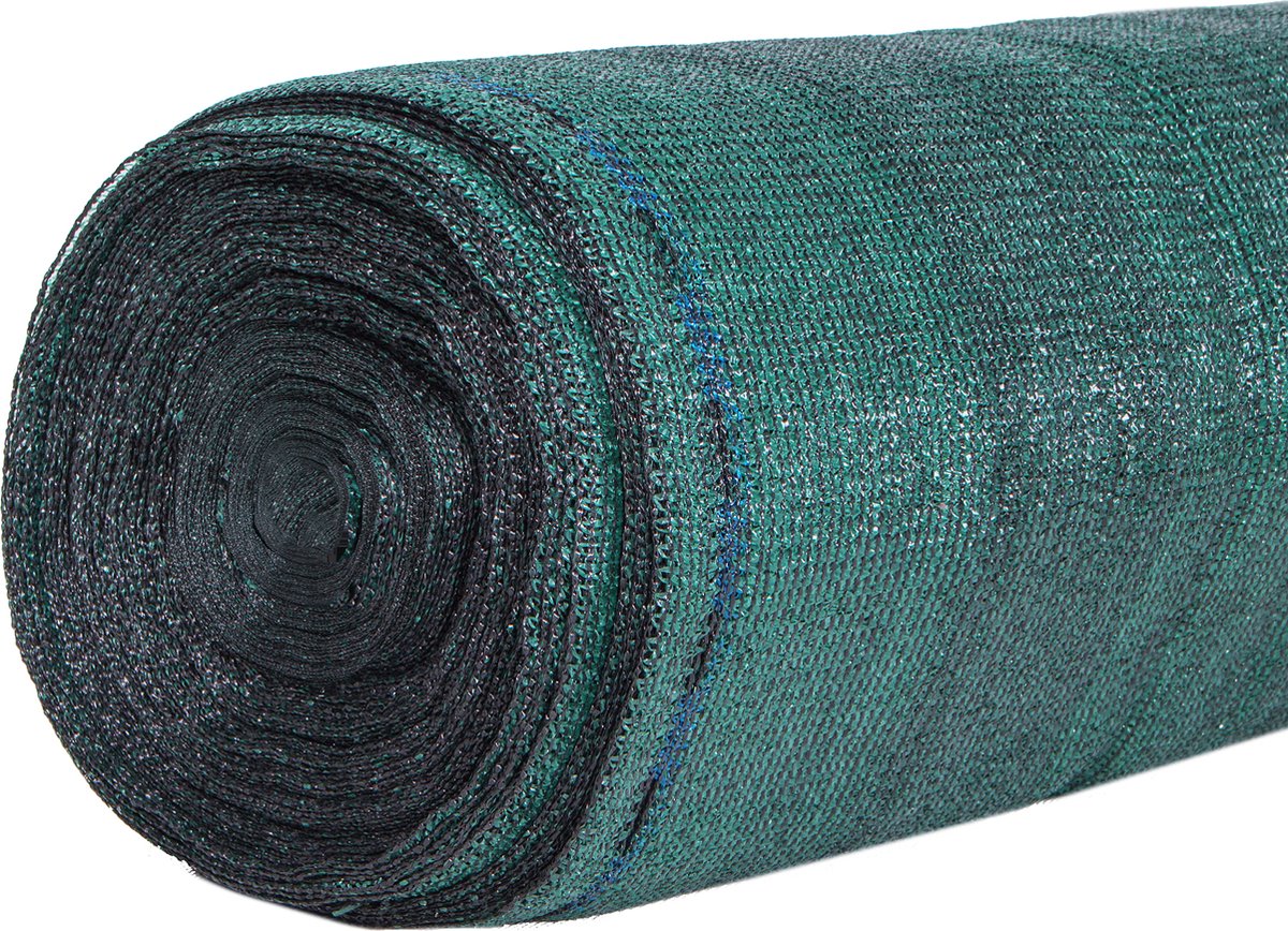 Springos Zichtbreeknet | Rol 1,7 x 25 m | 95 % Schaduw | 185g/m2 | Groen