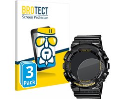 BROTECT - Screenprotector voor Casio G-Shock GA-110GB-1A - Folie Beschermfolie Beschermglas transparant (3 Stuks)