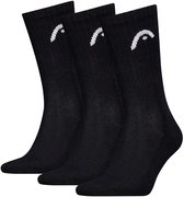 HEAD All Sports Training Crew 3P - chaussettes de sport - 42 - Zwart