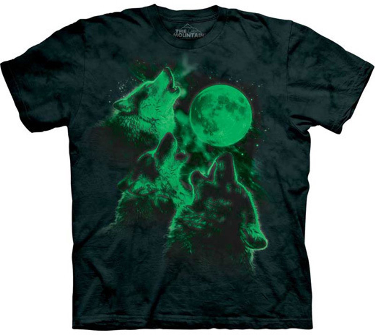 T-shirt Glow Wolf Moon L