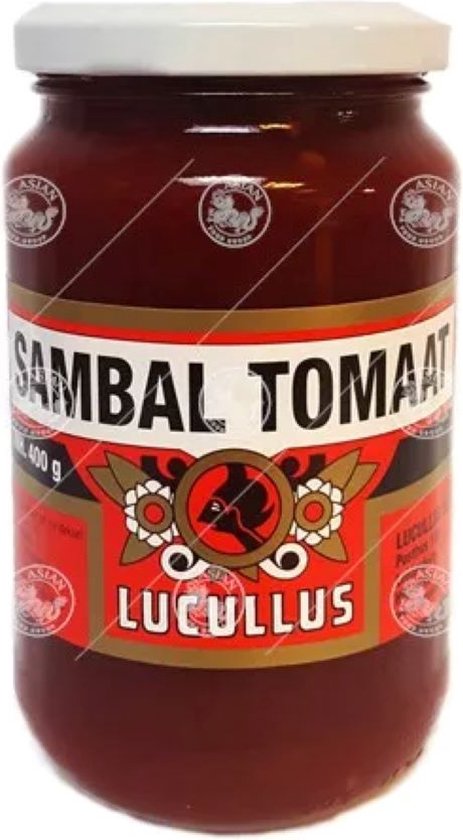Lucullus | 3 x Sambal tomaat 400 gram | tomato | mild