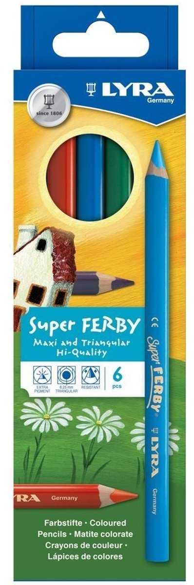 Lyra Super Ferby Kleurpotloden 6 stuks