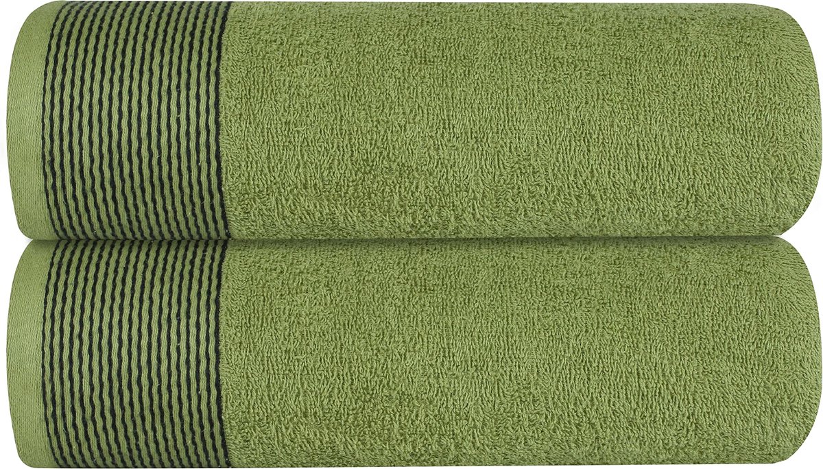 Goodivery ® Extra Grote Badhanddoeken Set van Twee Stuks, Ultra Absorberend en Sneldrogend voor Comfort