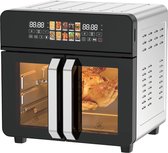 Bol.com Royal Swiss® Airfryer oven - Hetelucht friteuse - 23 liter - 10 programma's - 5 accessoires - 50 tot 200 graden - 2400wa... aanbieding