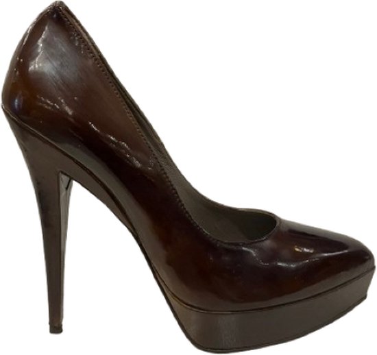 ZERBA Chaussure femme - Taille 38 - Ocre - Cuir Textile - Scotaneto