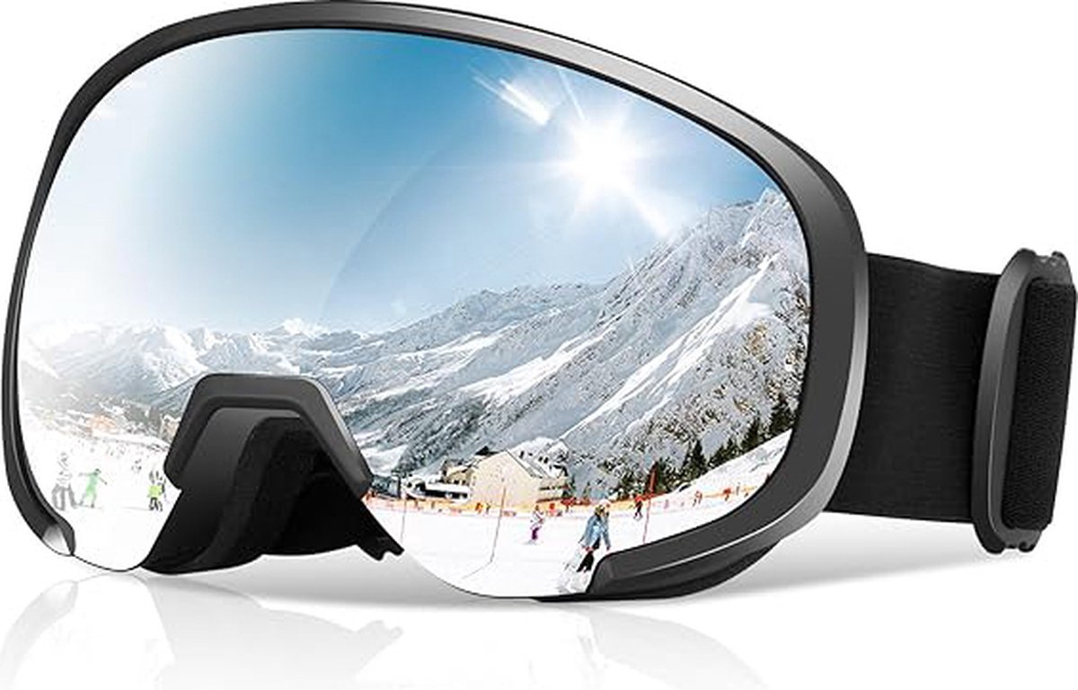 oCreon Skibril OTG voor Dames en Heren - Uniseks Snowboardbril - UV-Bescherming en Anti-condens