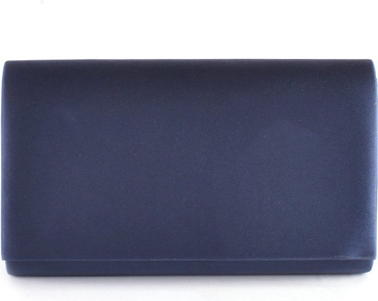 Sac de soirée en cuir artificiel Giuliano Annefleur - Bleu foncé - Sac de soirée - Femme