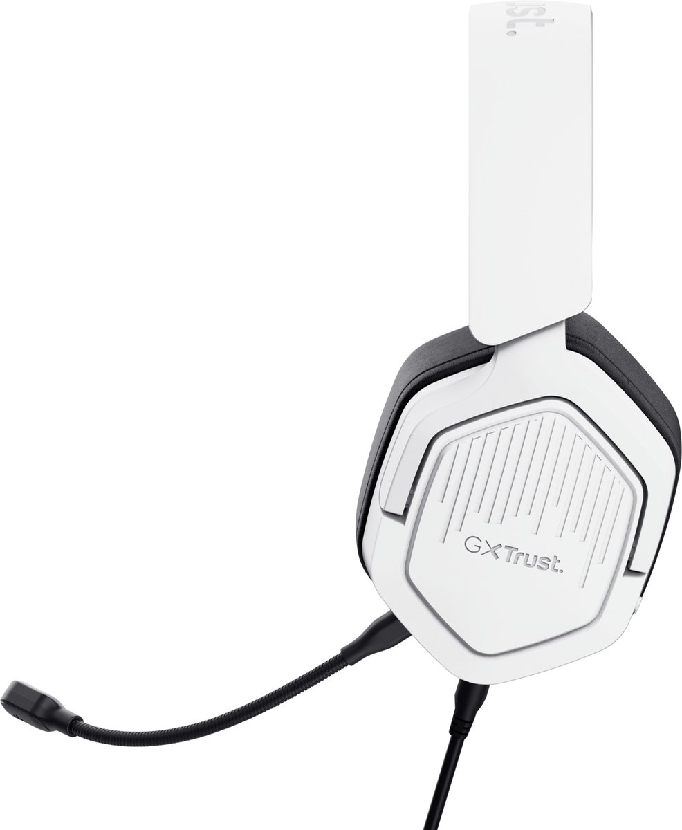 Trust GXT 492W Carus - Gaming Headset - Stereo - PS5/PS4/PC/Switch - 3.5mm - Wit thumbnail 5