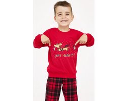 Cornette Jongens Pyjama Lange Mouw Lange Broek Winter Kerst Matching Gezin Familie Celebrate 593/156 966/156 110/116