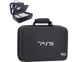 Tobey's PS5 Tas - Zwart - Luxe Uitvoering - PS5 Koffer - Stevige Case - PS5 Accessoires