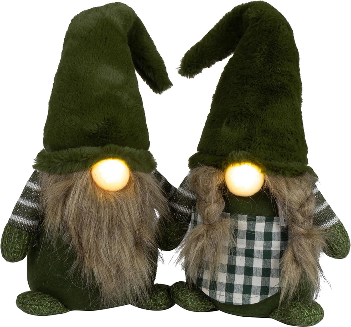 Magische Kerst Wichtel Set Voor Koppels - Verlichte Kabouters Voor Een Feestelijke Sfeer!