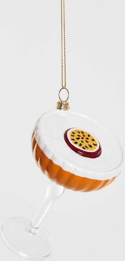 Ouais dans l’arbre - Verre à cocktail Pornstar Martini - Ornement de Noël - mauvaise boule de Noël