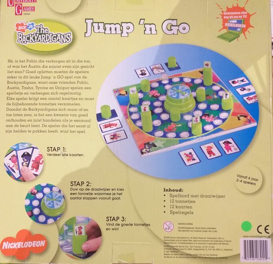 The Backyardigans Jump The Backyardigans Jump 'n Go Bordspel - Nickelodeon - University Games ...