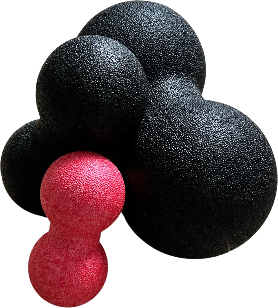 Goedkoopste Massage Pinda Bindweefsel Massage Bal – Set 3x - Dubbele balvorm, ideaal voor diepgaande bindweefselmassage en triggerpointtherapie. Verlicht spierpijn, verbetert mobiliteit en bevordert herstel. Duurzaam materiaal. Perfect voor rug, nek en benen.