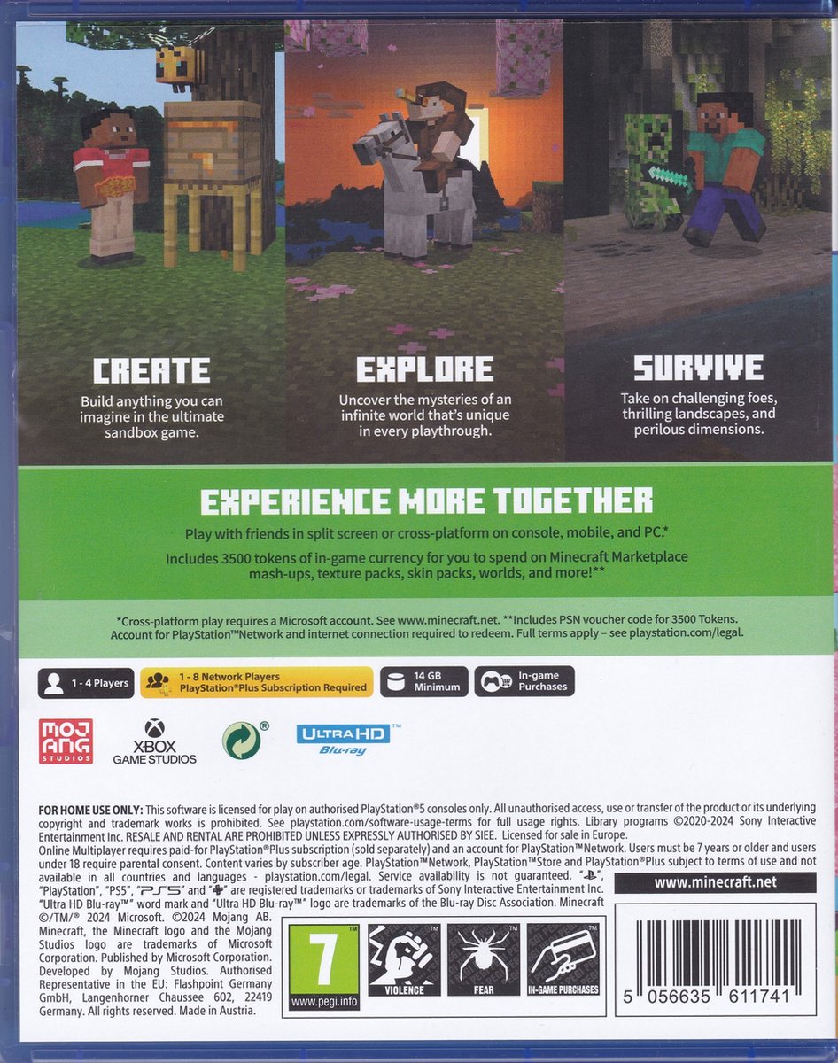 Minecraft Starter Pack PS5
