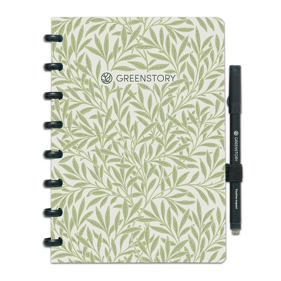 GreenStory - Organisateur GreenBook - Planificateur effaçable - Modulaire