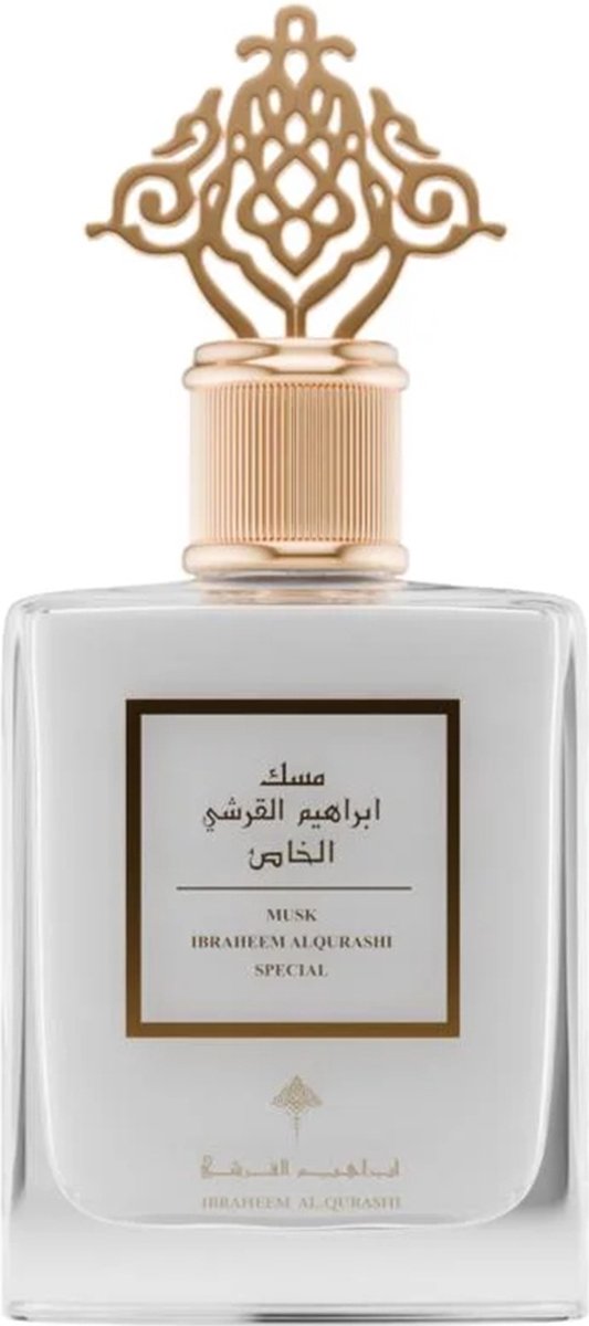 Goedkoopste Special Musk van Ibraheem Al Qurashi, Ibraheem Al Qurashi Special Musk, Musk Ibraheem Al Qurashi Special, Eau de Parfum voor Unisex 75ML