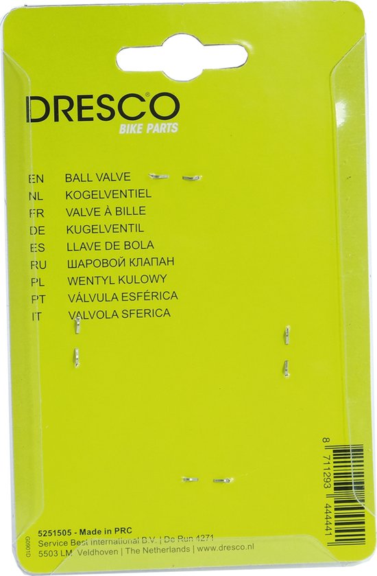 Dresco Kogelventielenset - 4 stuks — afbeelding 3