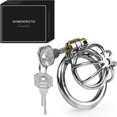 DOWO® - Mini Locker - Cage de chasteté - Cage de chasteté - Cage à pénis - Hémisphérique - Acier - 45 mm