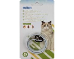 Nobleza Vlooienband voor katten - Vlooienband kat - Tekenband kat - Lengte verstelbaar tot 36cm - Reflecterend