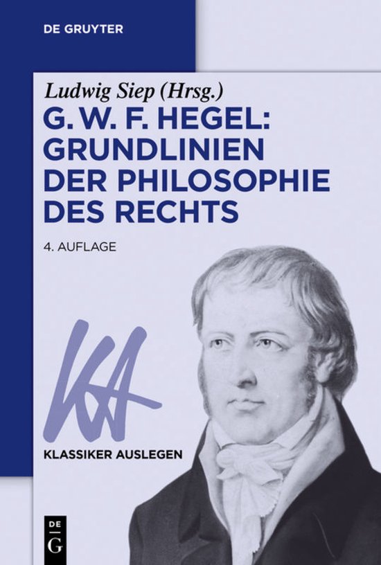 G. W. F. Hegel: Grundlinien der Philosophie des Rechts - cover