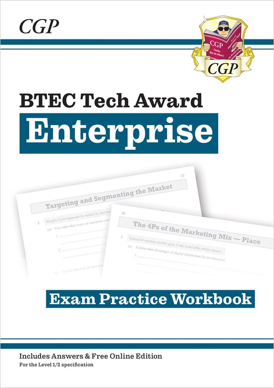 CGP BTEC Tech Awards- BTEC Tech Award in Enterprise: Exam Pr ... - cover