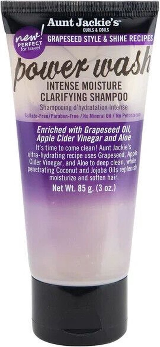 Aunt Jackie's Power Wash Intense Moisture Clarifying Shampoo - 85g.3oz