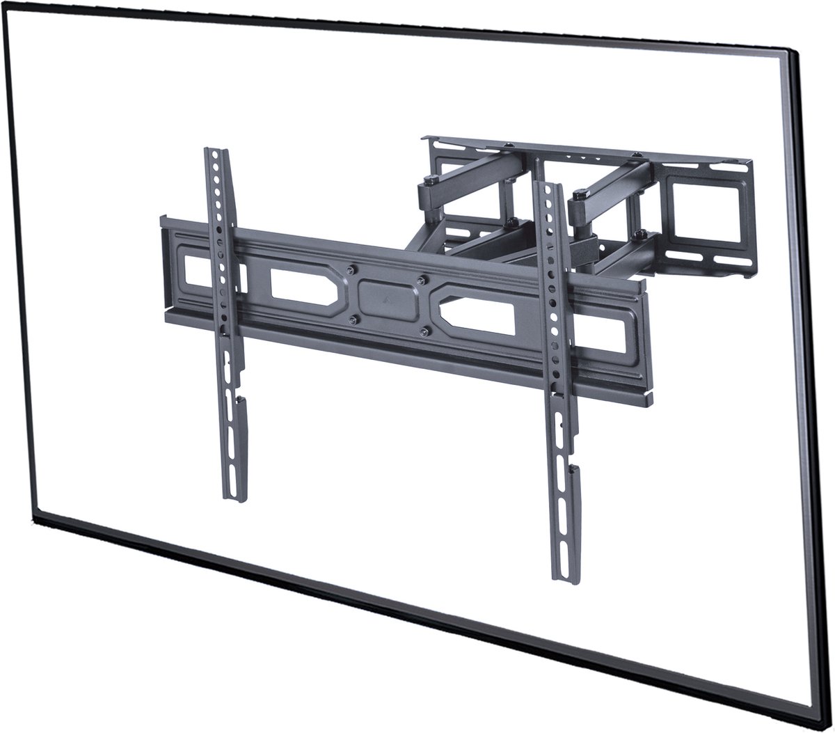 TV Muurbeugel Voor Schermen van 37” tot 80” inch - Tot 40kg - Draai- en Kantelbaar - Full-motion Beugel - Gembird