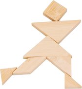 Fridolin houten puzzelspel IQ test 3D bamboepuzzel