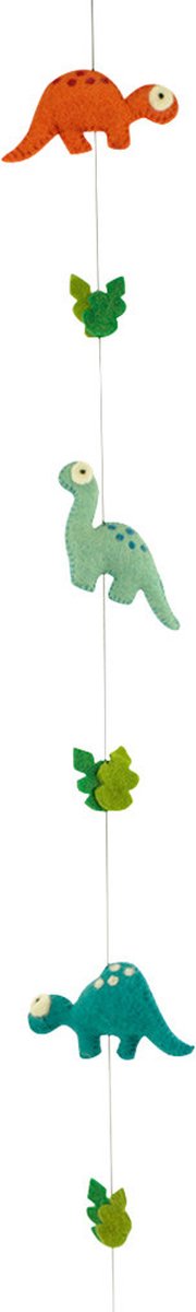 Hanger - Baby - Decoratie - Dinosaurus - Multicolor - Nepal - Fairtrade