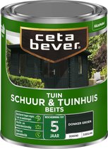 Cetabever - Tuinbeits Schuur & Tuinhuis Dekkend - Donkergroen - 750 ML