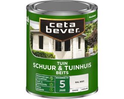 Cetabever - Tuinbeits Schuur & Tuinhuis Dekkend - RAL 9001 - 750 ML