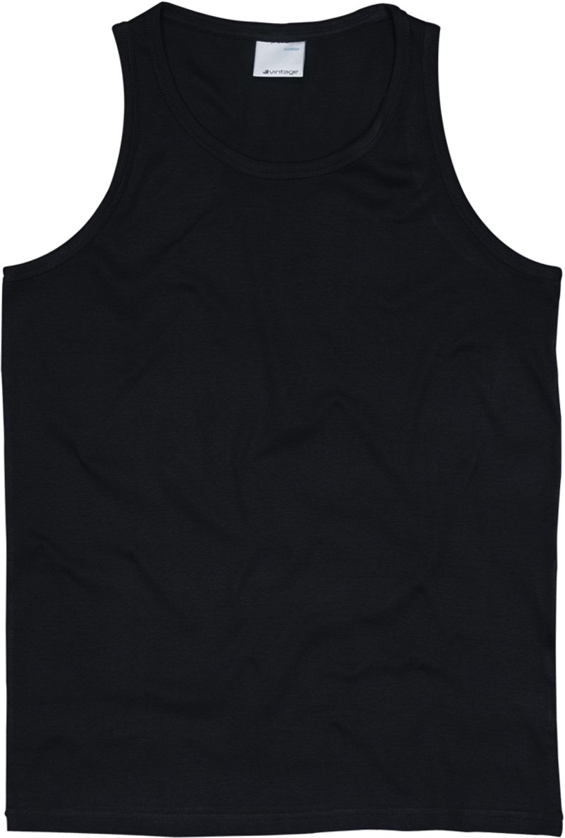 Vintage Industries Unterhemd Bryden Singlet Black-M