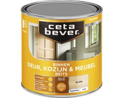 Cetabever - Binnenbeits Deur, Kozijn & Meubel Transparant Glans - Blank - 250 ML