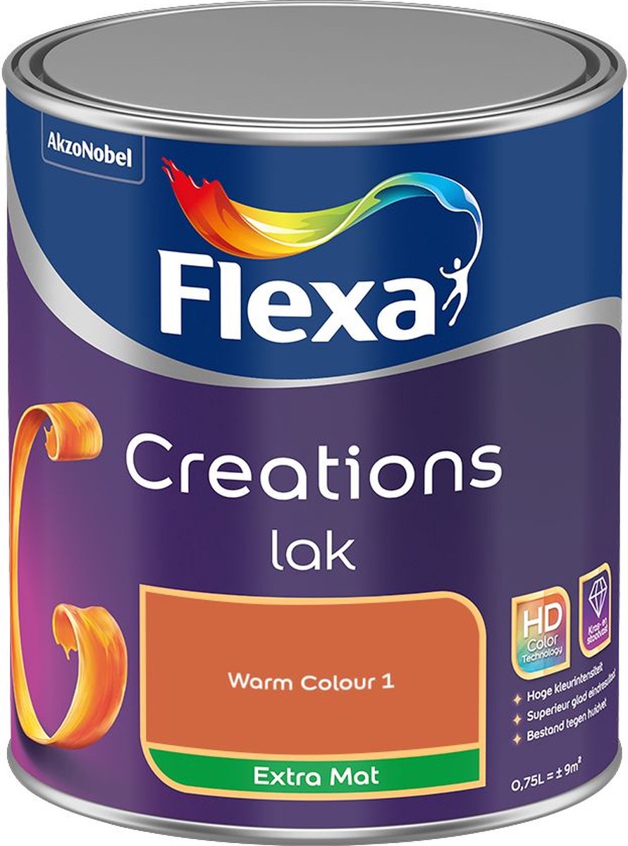 Flexa - Creations Lak Extra Mat - Warm Colour 1 - Mengverf - 0.75 L