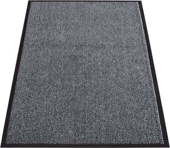 Schoonloopmat - Droogloopmat voor Binnen - 60 x 90 - Antraciet - Anti slip - L