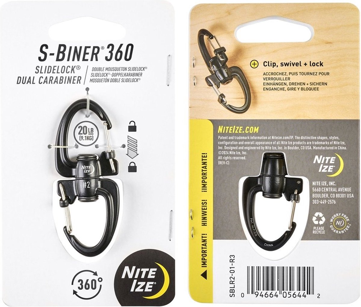 Nite Ize S-Biner 360 Karabijnhaak 2