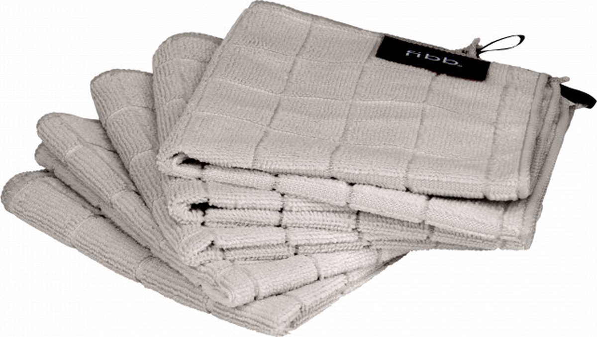 Goedkoopste Fibb - 5-Pack - Microvezel - Vaatdoeken - Schoonmaakdoeken - Barista - 34x34cm