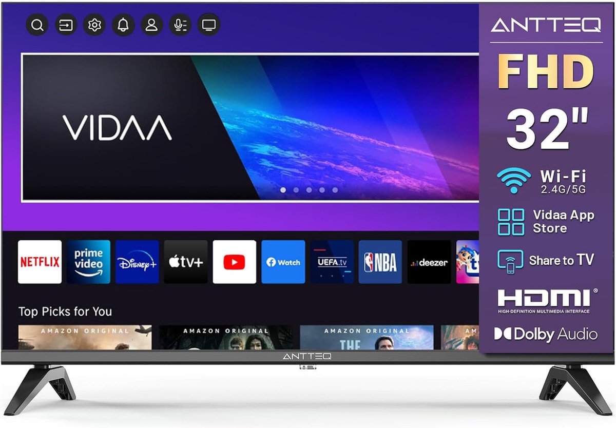 ANTTEQ L32-AVF3.N1 - 32 inch smart tv
