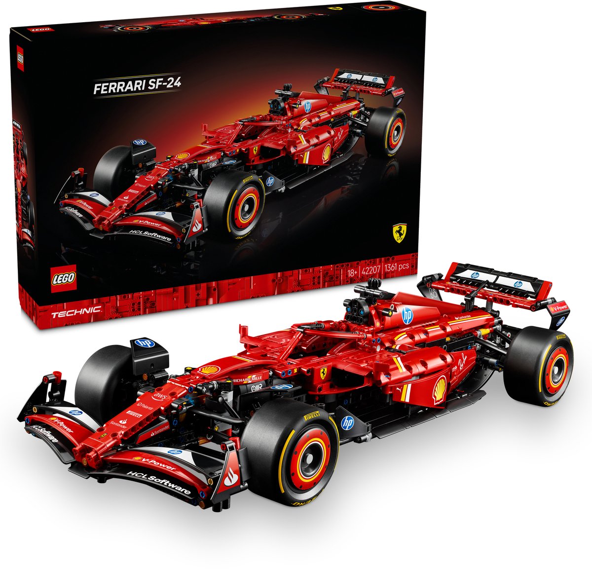 LEGO Technic - Ferrari SF-24 F1 auto - 42207 — afbeelding 2