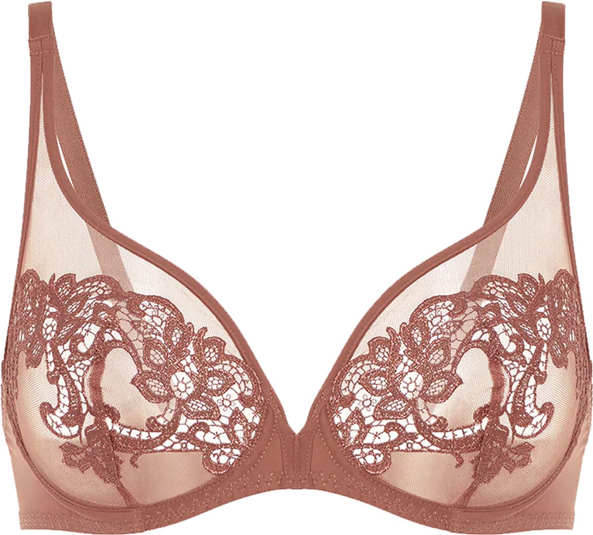 Simone Pérèle Saga Plunge BH Tender Brown - Bruin