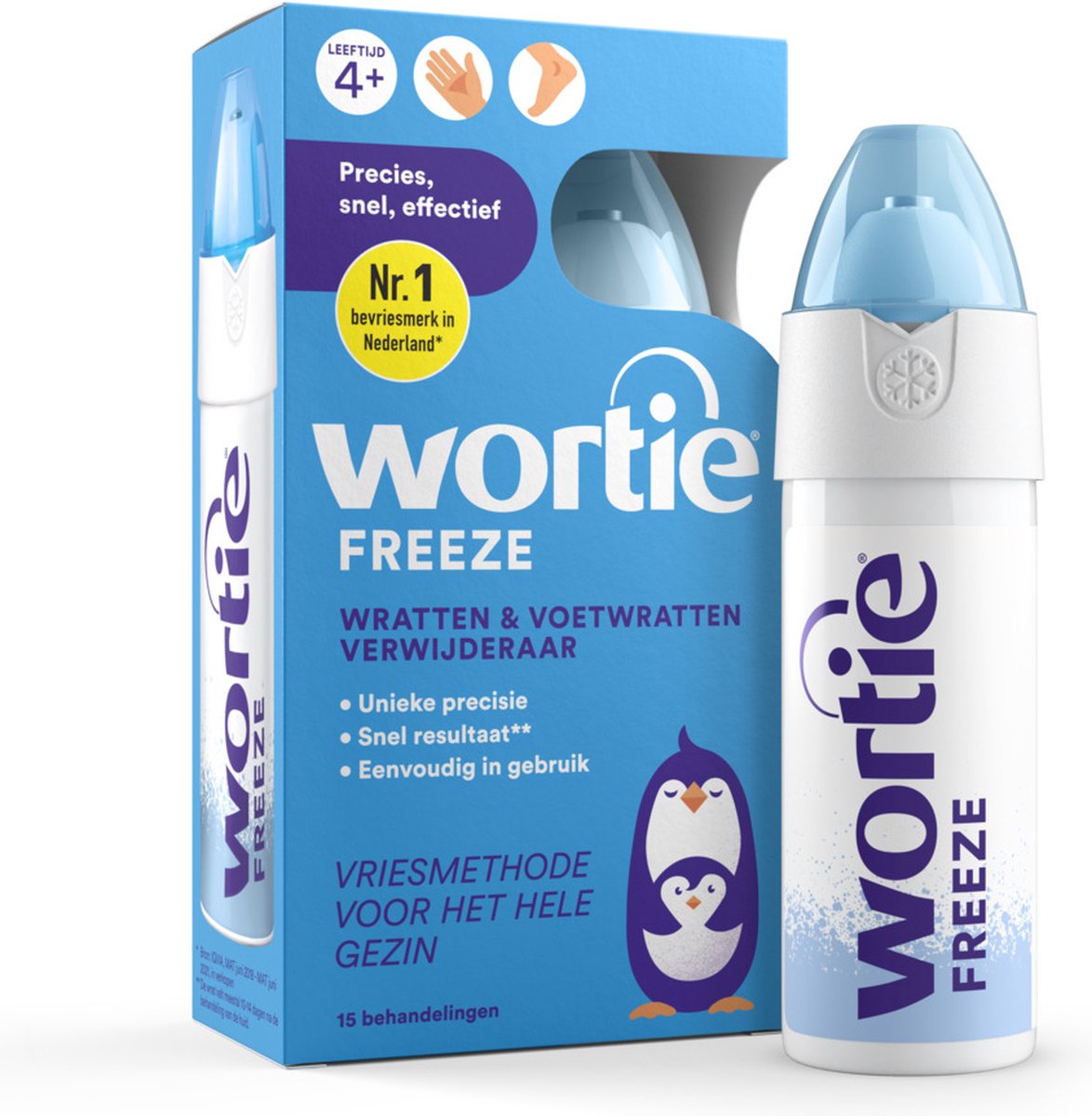Goedkoopste Wortie Cool wrattenverwijderaar 50 ml - eenvoudig Wratten en Voetwratten bevriezen voor kinderen en volwassenen, bevat 15 behandelingen, Medische hulpmiddelen voor Voet Wrattenbehandeling, met metalen punt, nieuwe verpakking Freeze zelfde formulering