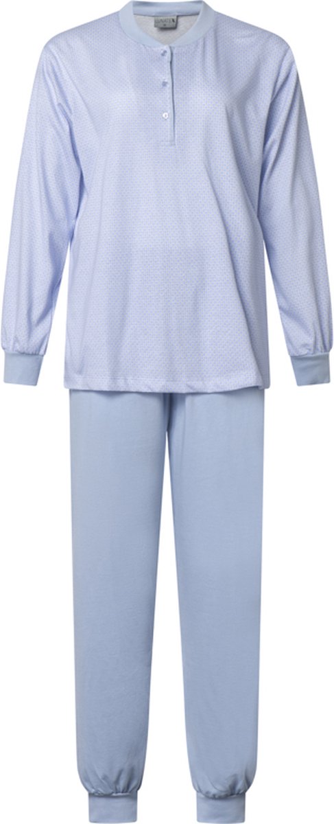 Lunatex dames pyjama 124247 - all season - blauw
